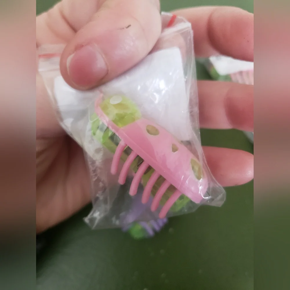 NWT Purple and Pink Robotic Battery Powered Bug Beetle Cat Toy Set X4
